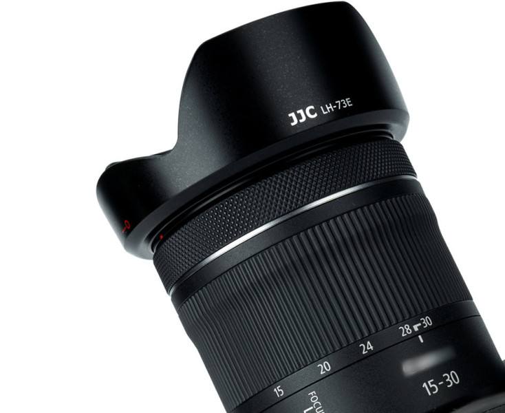JJC LH-73E Бленда для объектива Canon RF 15-30mm f/4.5-6.3 IS STM, аналог EW-73E