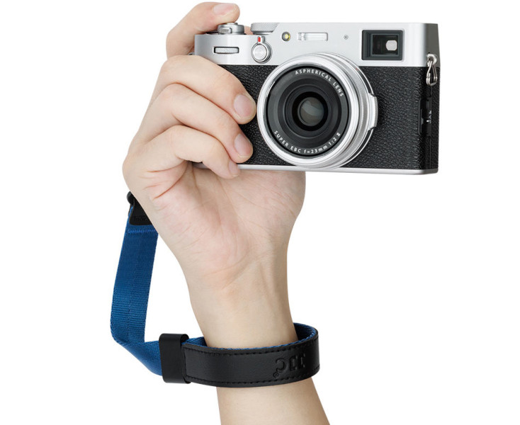 купить ремешок на запястье для фотокамер синий цвет