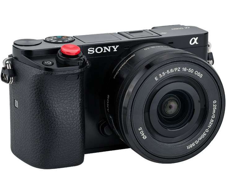 JJC SRB-NSCR Мягкая спусковая кнопка безрезьбовая красный цвет вогнутая