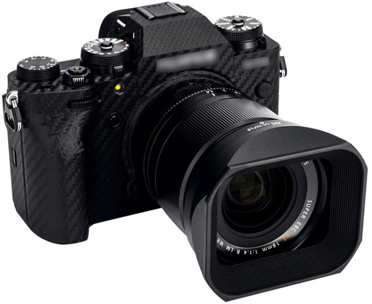 бленда для Fujinon XF 18mm F/1.4 LM WR с передней слайдерной крышкой