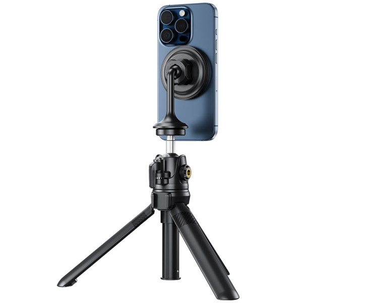 удобное магнитное крепление смартфона на штативы