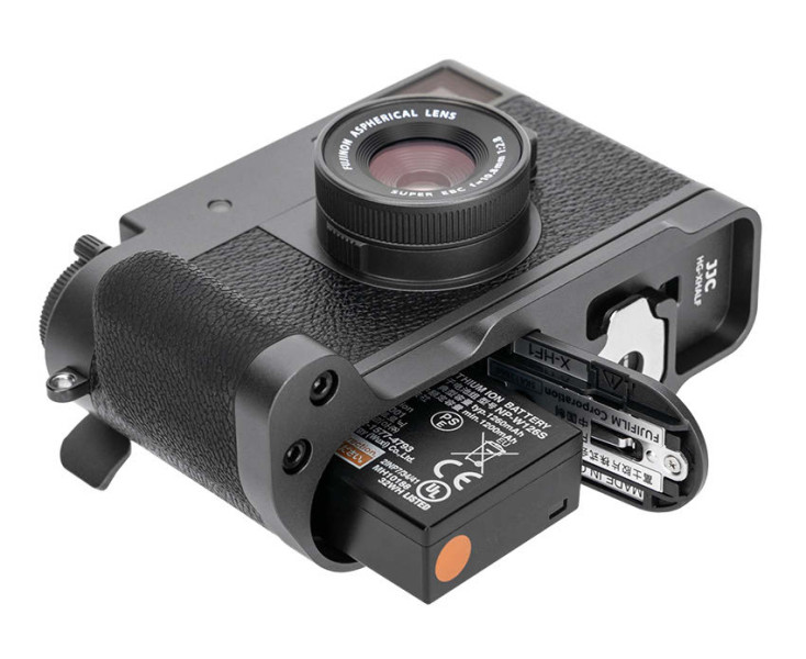 дополнительный хват для Fujifilm X half тёмный серый