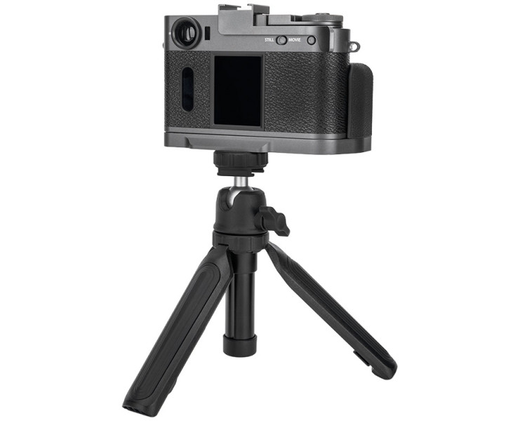 L-образная рукоятка для Fuji X HALF с Arca-Swiss тёмно-серая