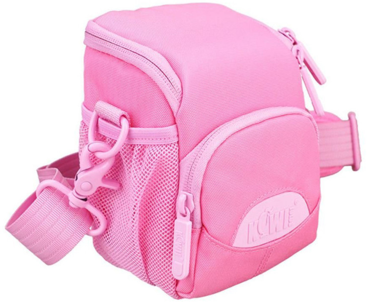 Сумка для компактных фотокамер с дождевиком (розовая)