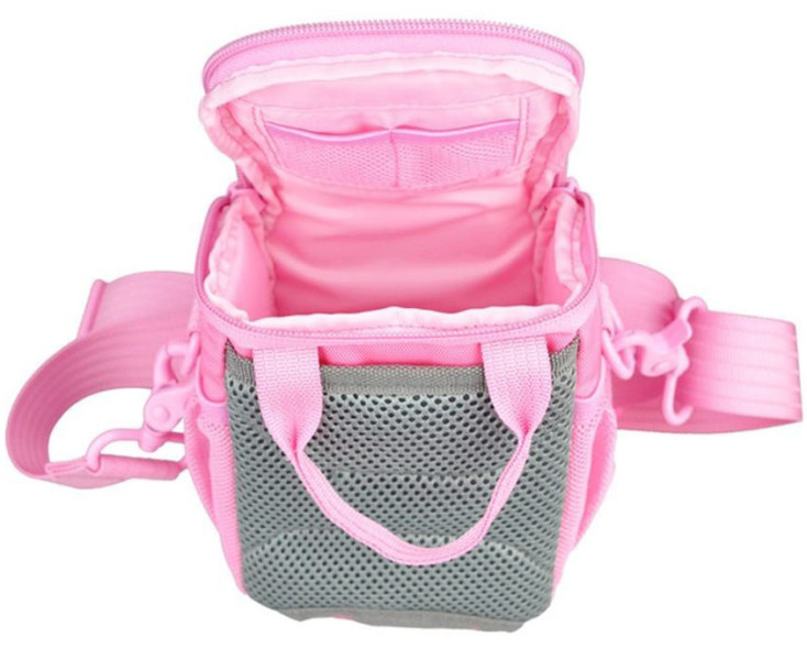 Сумка для компактных фотокамер с дождевиком (розовая)