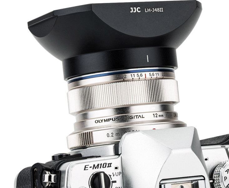 JJC LH-J48II BLACK бленда Olympus LH-48 с крышкой купить