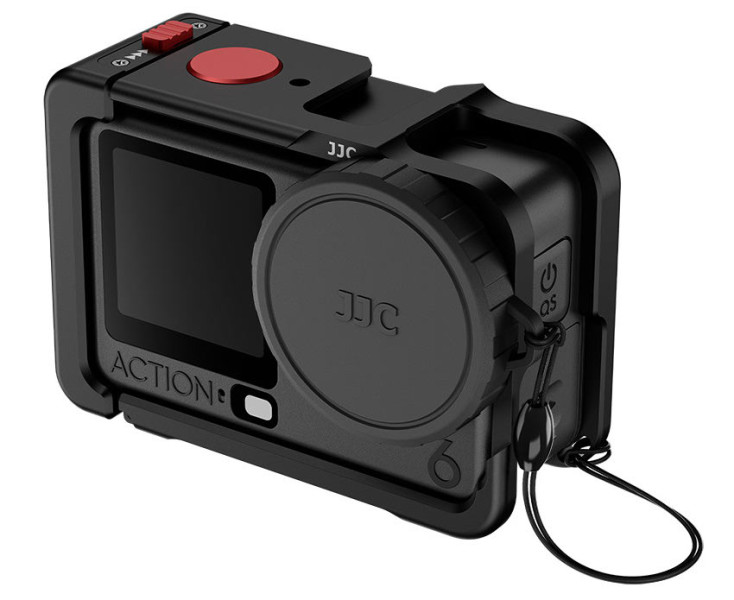 JJC LC-DOA6S Силиконовая защитная крышка объектива DJI Osmo Action 6 с держателем