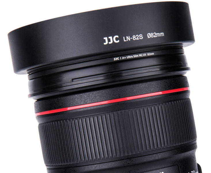 JJC LN-82S Металлическая резьбовая бленда 82 мм