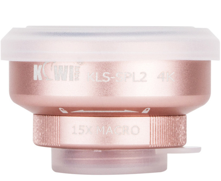 розовая насадка на смартфон