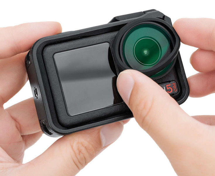 два силиконовых кольца для защиты оптики DJI Osmo Action 3