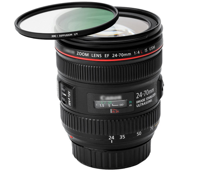 55мм белый мист светофильтр плотность 1/4