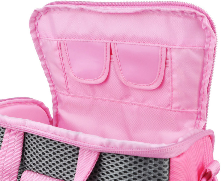 Сумка для зеркальных и беззеркальных фотокамер с дождевиком (розовая)