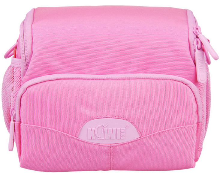 Сумка для зеркальных и беззеркальных фотокамер с дождевиком (розовая)