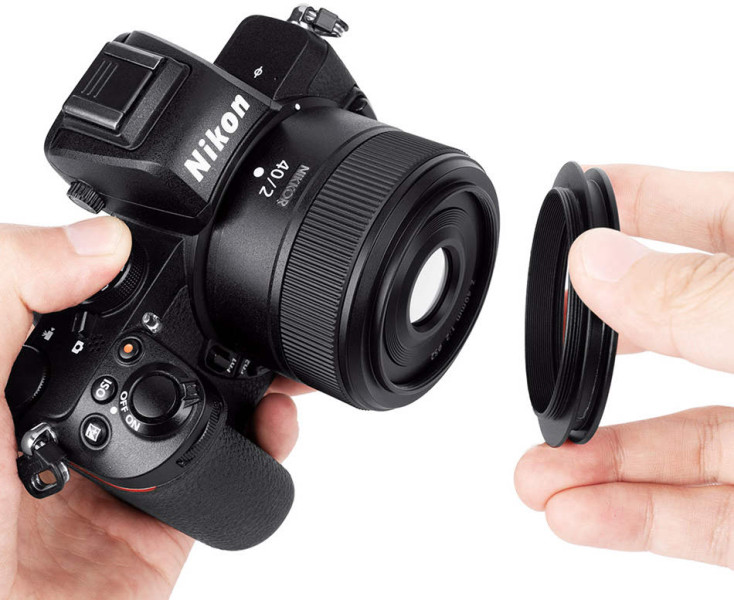 для объектива Nikkor Z 26mm f/2.8 бленда металлическая