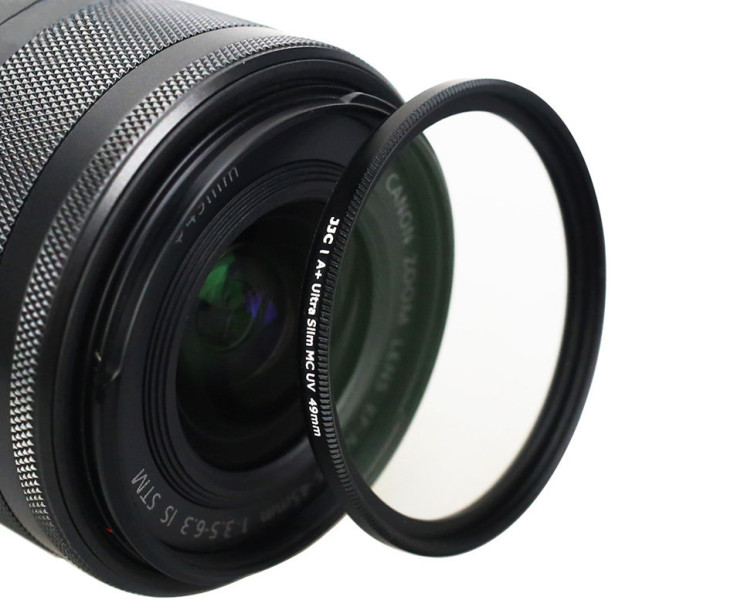 тонкий защитный фильтр на объектив 49 мм A+