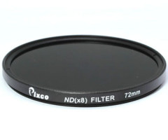 Светофильтр ND8 72 мм Pixco
