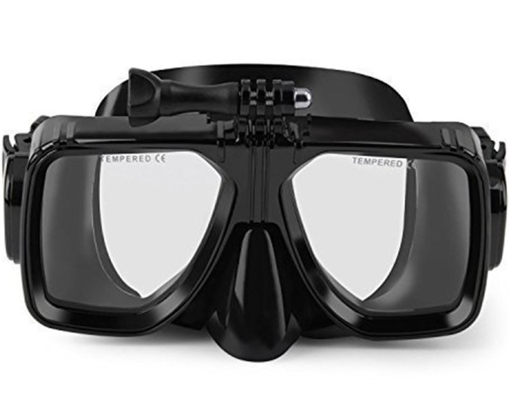 маска для плавания с креплением GoPro