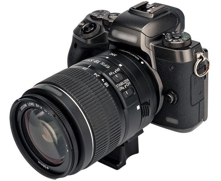 объектив EF-S на камеру EF-M