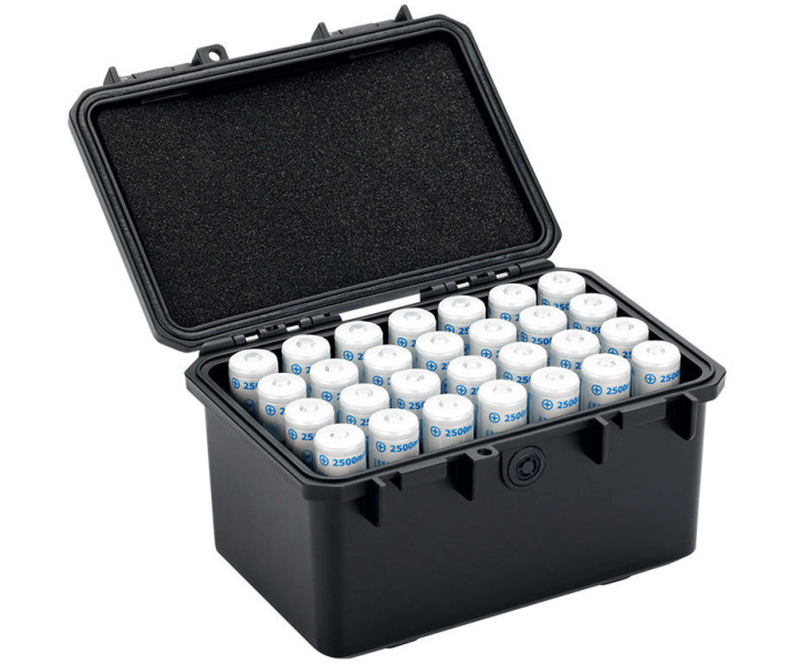 купить защитный бокс на двадцать восемь 18650 аккумуляторов