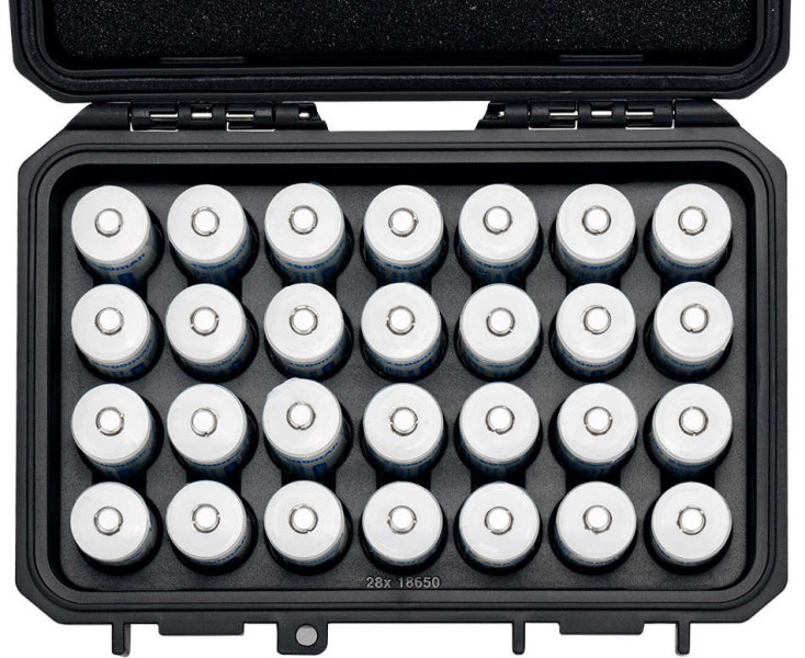 бокс ударопрочный для 18650 аккумуляторов