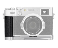 L-образная рукоятка для Fujifilm X100VI / X100V / X100F (серебристая)