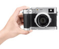 JJC HG-X100VI SILVER L-образная рукоятка для Fujifilm X100VI, X100V, X100F серебристая