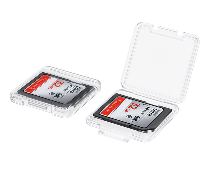 бокс ударопрочный на восемнадцать SD карт памяти