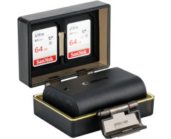 Защитный бокс для аккумулятора и двух карт памяти SD Card