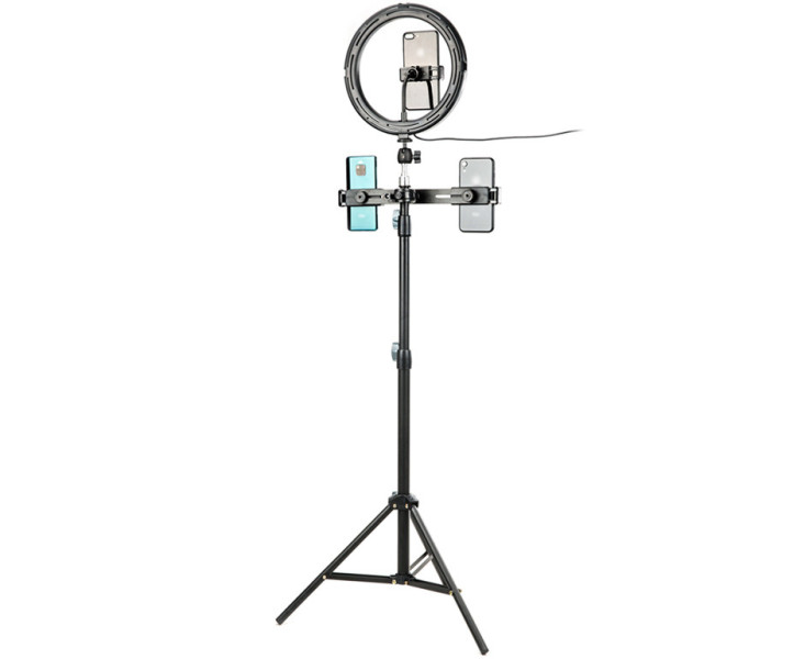 комплект кольцевого света на три смартфона