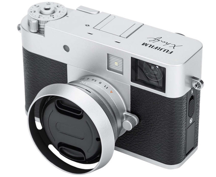 для Fujifilm X Half бленда серебристая круглая
