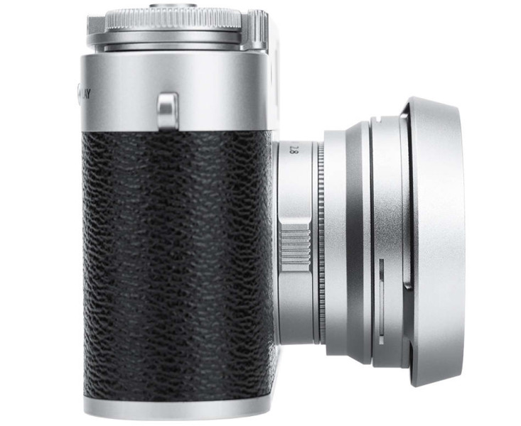 для Fujifilm X Half бленда круглая с адаптером 37мм серебристая