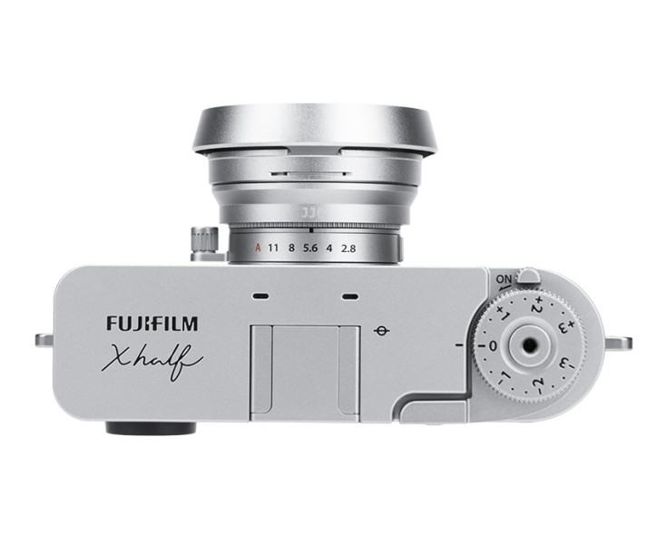 круглая бленда с адаптером светофильтров для Fujifilm X Half серебристый цвет
