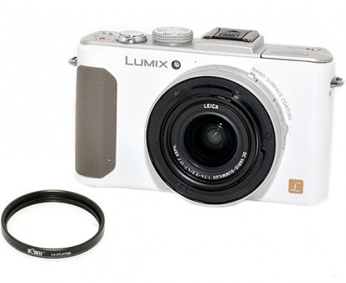 Адаптер для установки фильтров Panasonic DMC-LX7 / Leica D-LUX6 на 37 мм (чёрный)