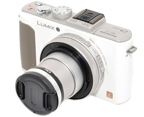 Адаптер для установки фильтров Panasonic DMC-LX7 / Leica D-LUX6 на 37 мм (чёрный)