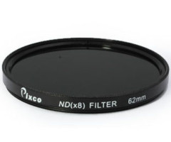 Светофильтр ND8 62 мм Pixco