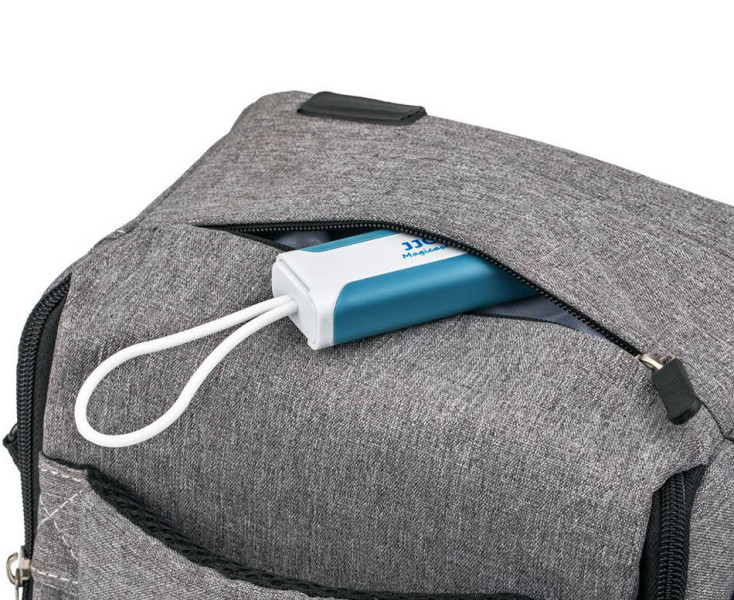 бокс для SDHC карт памяти, бело-синий