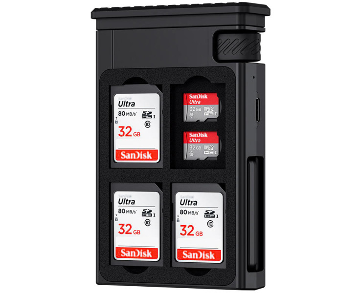 многофункциональная станция для карт памяти серый цвет