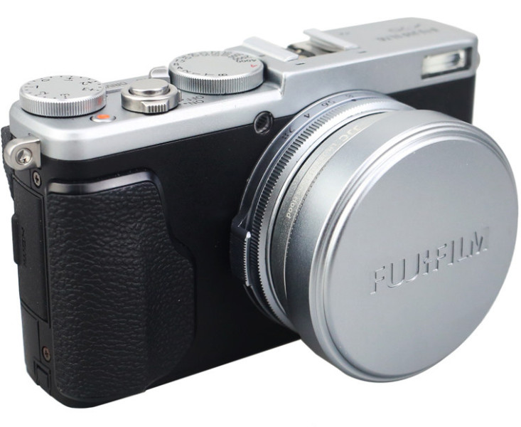 для Fujifilm X70 бленда серебристая
