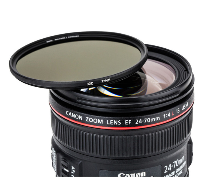 нейтральный серый фильтр 77 мм тонкий водоотталкивающий