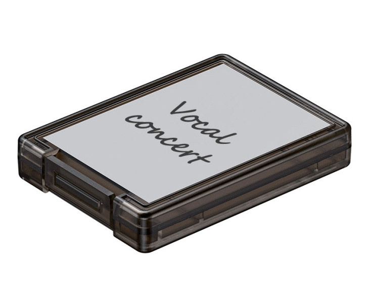 для карт памяти XQD прозрачные чехлы с наклейками