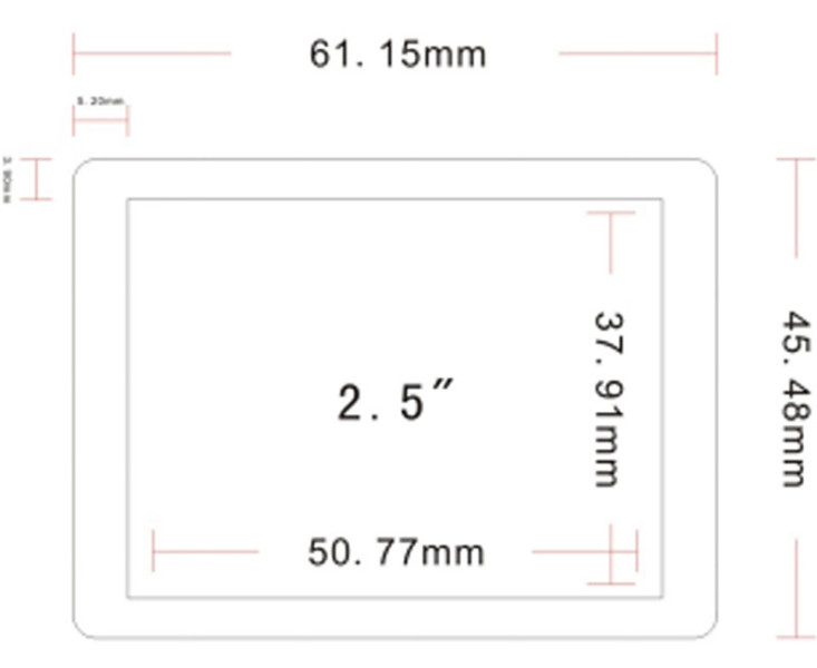 бленда дисплея 2,5 дюйма предотвращает попадание рассеянного бокового света на монитор камеры
