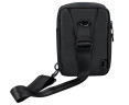 удобная кроссбоди сумка для пауэрбанка смартфона и документов чёрная