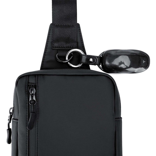 чёрная сумка кроссбоди из лучшего материала