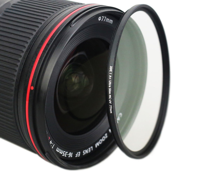 тонкий защитный фильтр на объектив 77 мм A+