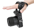 JJC HS-MLSE BLACK Кистевой ремень для зеркальных и беззеркальных камер с площадкой Arca-Swiss, чёрный