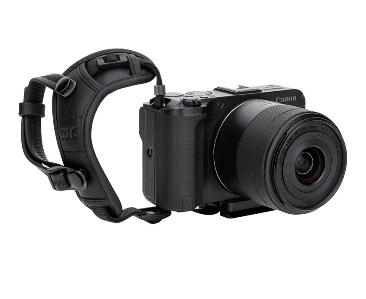 ремень кистевой для компактной зеркальной и беззеркальной фотокамеры чёрный