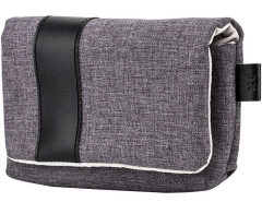 Чехол с ремешком для компактной камеры (серый)