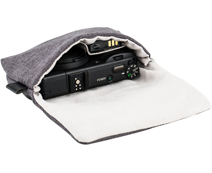 чехол для фото с магнитным замком серый