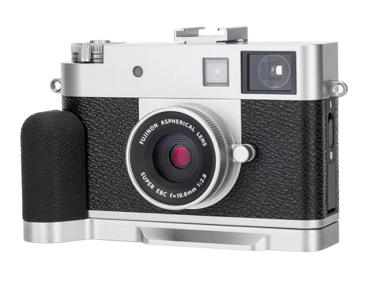 L-образная рукоятка для Fujifilm X HALF серебристая