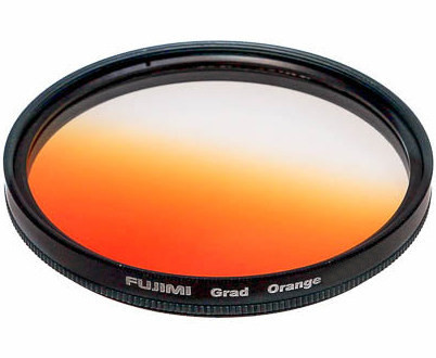 купить градиентный оранжевый фильтр 62 мм